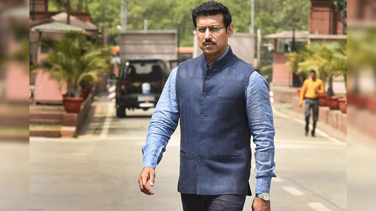 Rajyavardhan Singh Rathore was angered by the assault on a soldier.