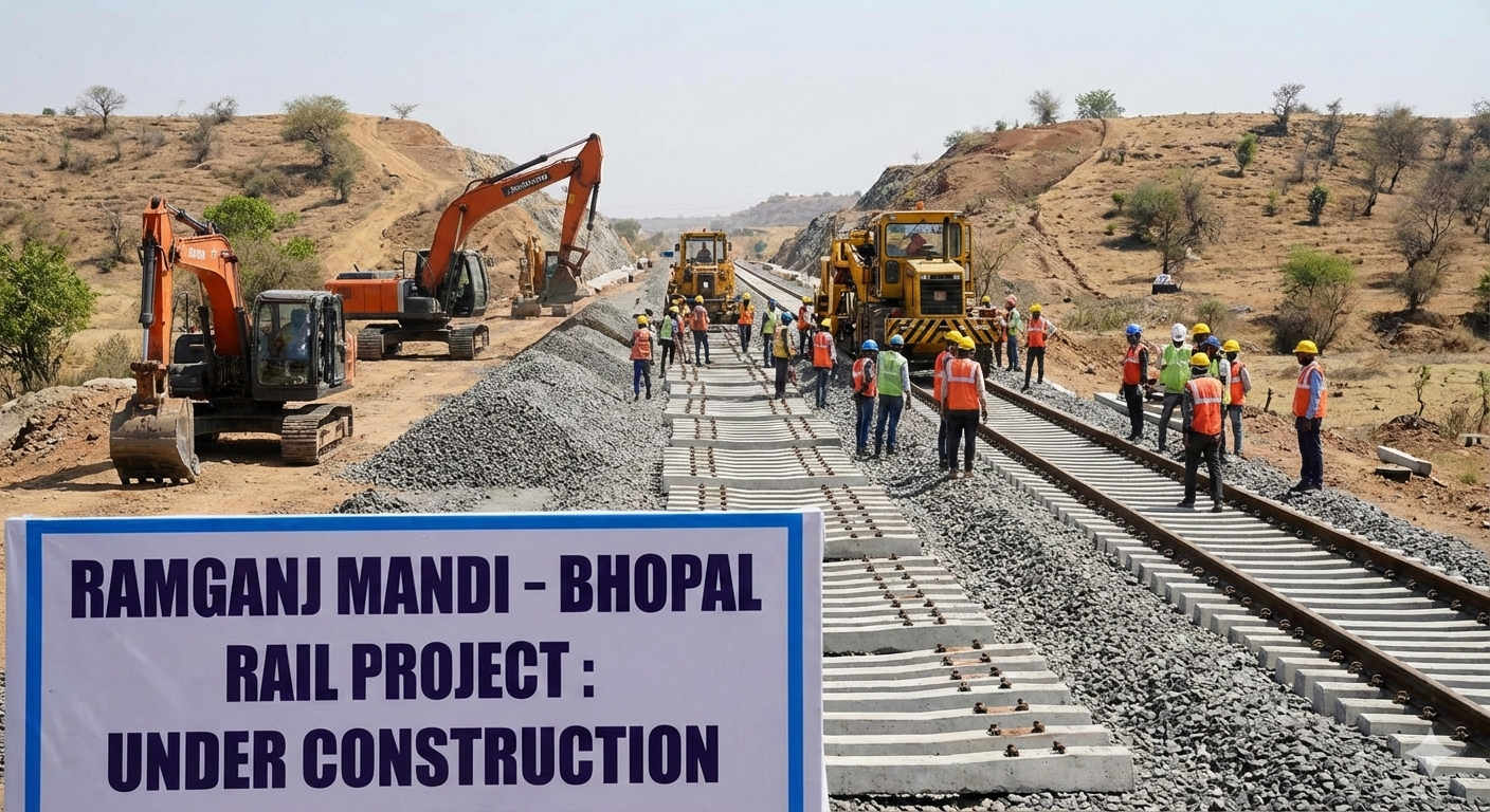 Ramganj Mandi - Bhopal Rail Project